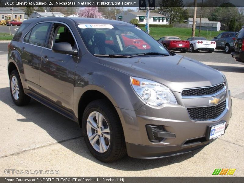 Mocha Steel Metallic / Jet Black/Light Titanium 2010 Chevrolet Equinox LS