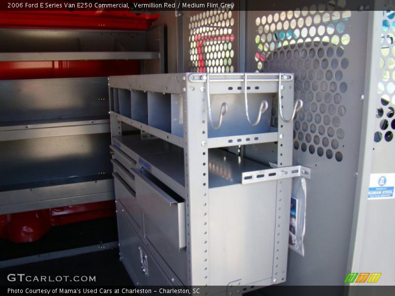 Vermillion Red / Medium Flint Grey 2006 Ford E Series Van E250 Commercial