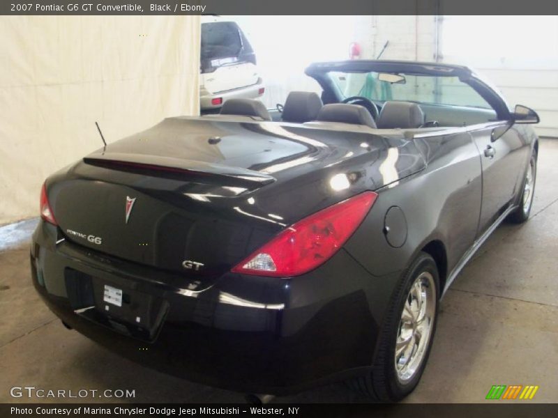 Black / Ebony 2007 Pontiac G6 GT Convertible