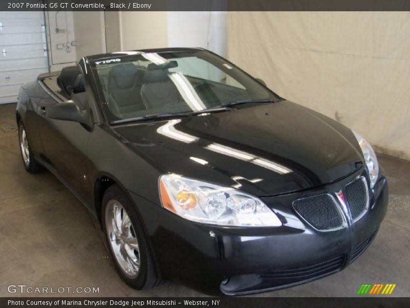 Black / Ebony 2007 Pontiac G6 GT Convertible