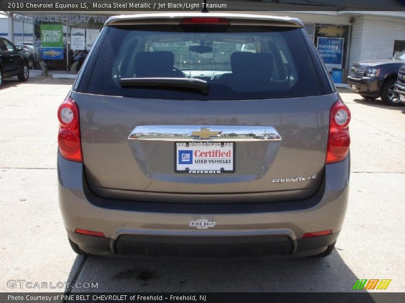 Mocha Steel Metallic / Jet Black/Light Titanium 2010 Chevrolet Equinox LS
