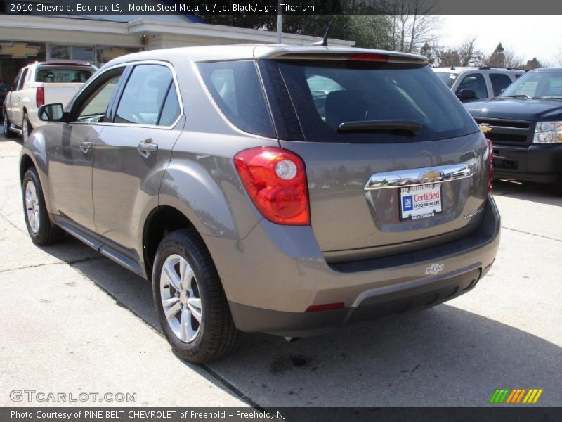 Mocha Steel Metallic / Jet Black/Light Titanium 2010 Chevrolet Equinox LS