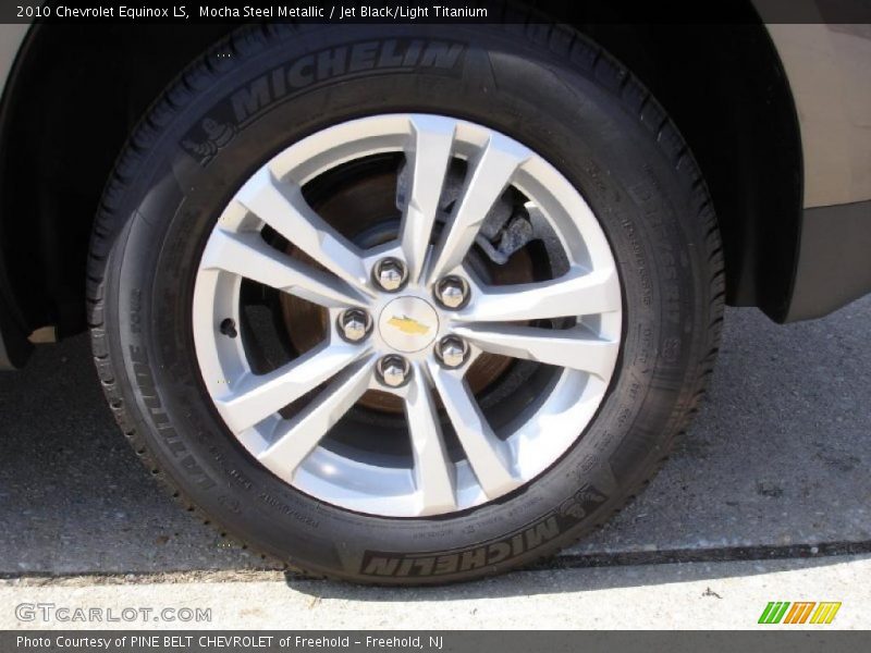 Mocha Steel Metallic / Jet Black/Light Titanium 2010 Chevrolet Equinox LS