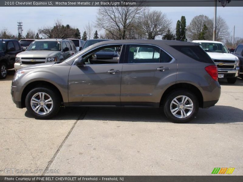 Mocha Steel Metallic / Jet Black/Light Titanium 2010 Chevrolet Equinox LS