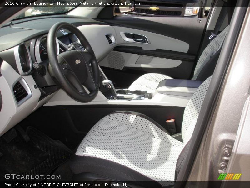 Mocha Steel Metallic / Jet Black/Light Titanium 2010 Chevrolet Equinox LS