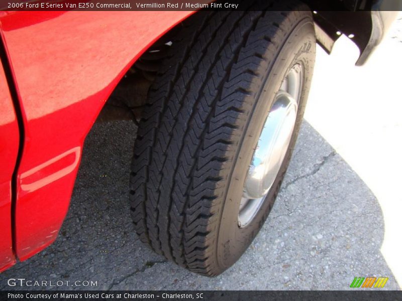Vermillion Red / Medium Flint Grey 2006 Ford E Series Van E250 Commercial