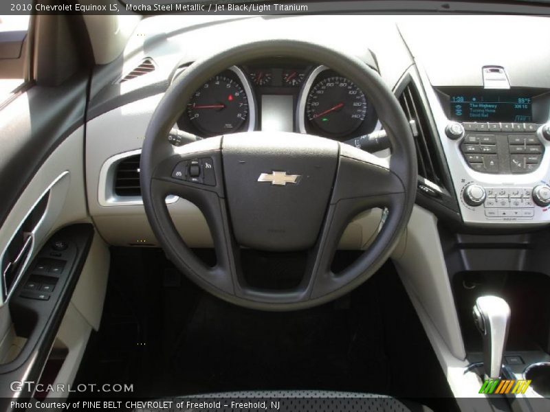 Mocha Steel Metallic / Jet Black/Light Titanium 2010 Chevrolet Equinox LS