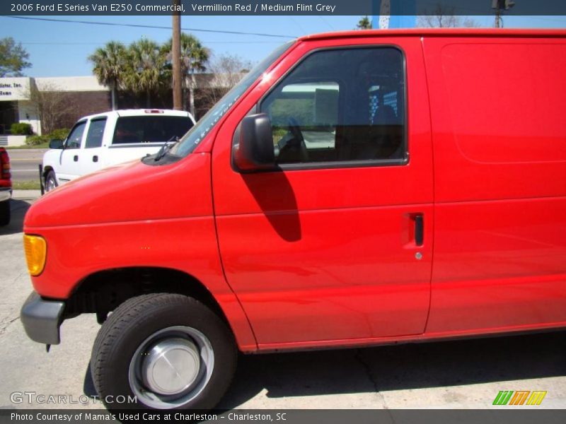 Vermillion Red / Medium Flint Grey 2006 Ford E Series Van E250 Commercial