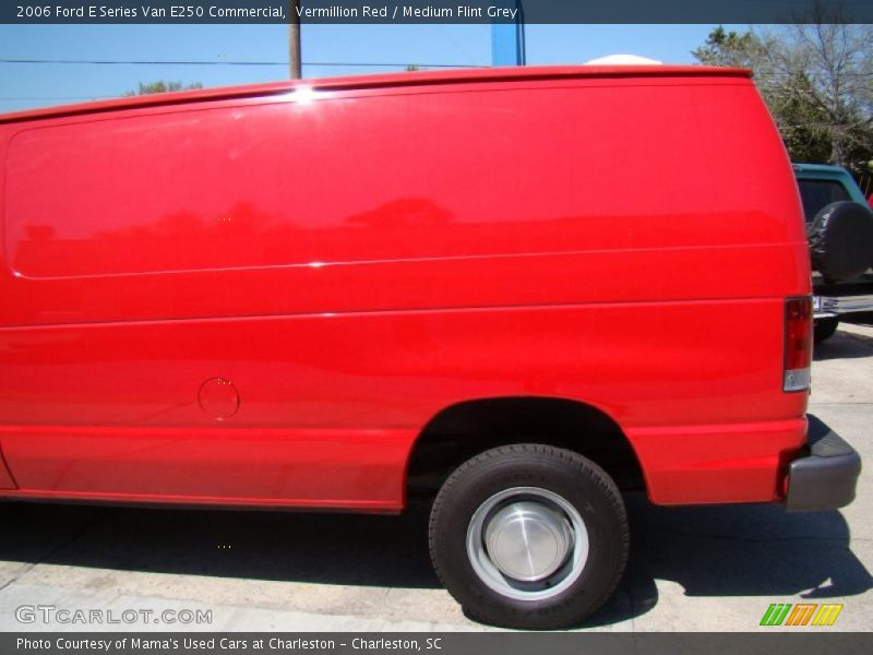 Vermillion Red / Medium Flint Grey 2006 Ford E Series Van E250 Commercial