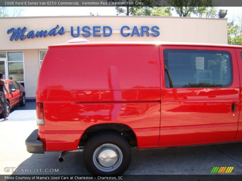 Vermillion Red / Medium Flint Grey 2006 Ford E Series Van E250 Commercial