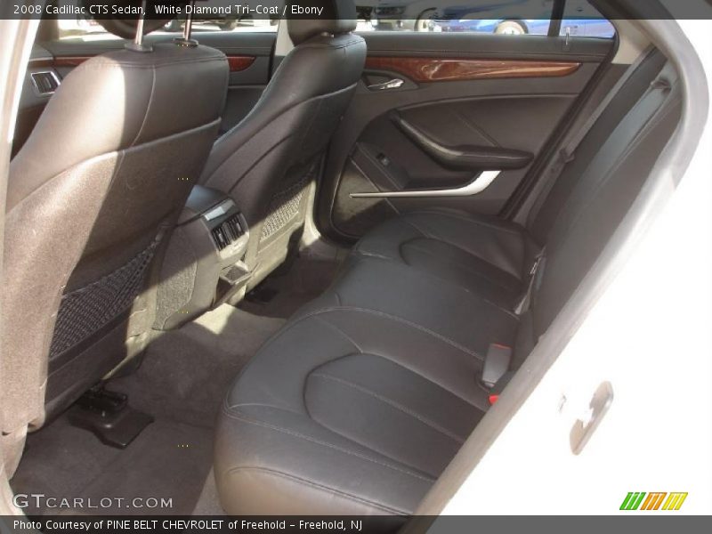 White Diamond Tri-Coat / Ebony 2008 Cadillac CTS Sedan
