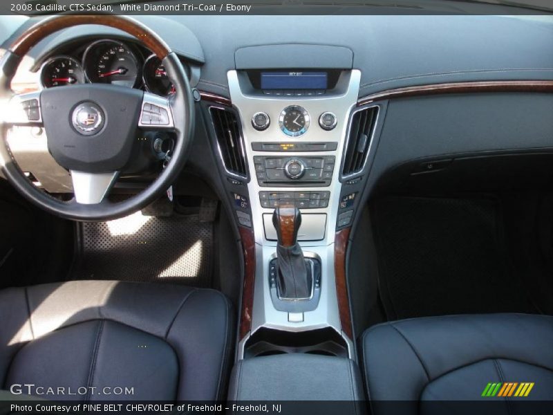 White Diamond Tri-Coat / Ebony 2008 Cadillac CTS Sedan