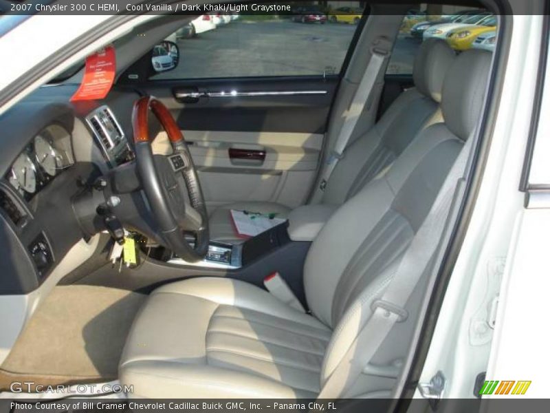 Cool Vanilla / Dark Khaki/Light Graystone 2007 Chrysler 300 C HEMI