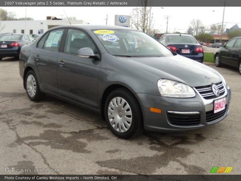 Platinum Grey Metallic / Anthracite 2007 Volkswagen Jetta 2.5 Sedan