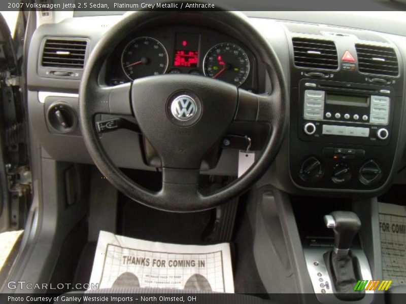 Platinum Grey Metallic / Anthracite 2007 Volkswagen Jetta 2.5 Sedan