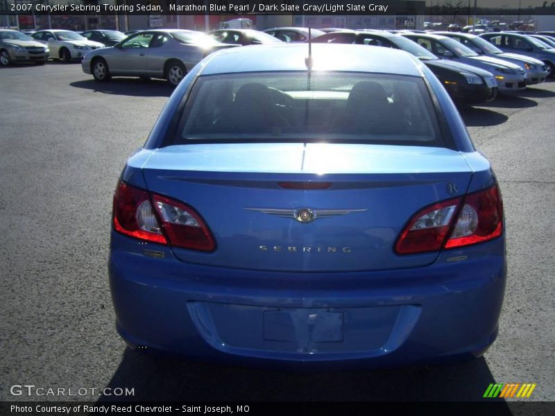 Marathon Blue Pearl / Dark Slate Gray/Light Slate Gray 2007 Chrysler Sebring Touring Sedan