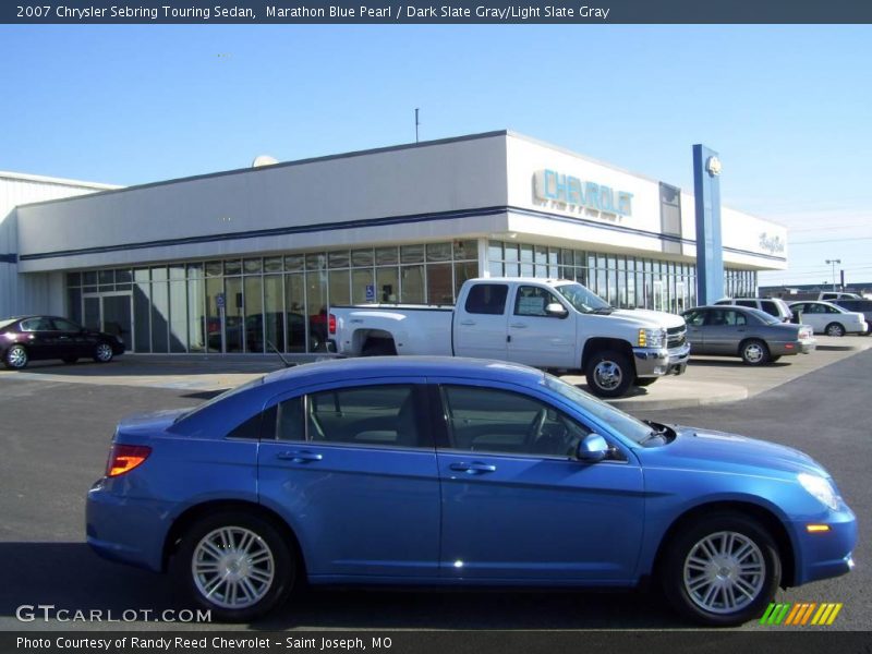Marathon Blue Pearl / Dark Slate Gray/Light Slate Gray 2007 Chrysler Sebring Touring Sedan