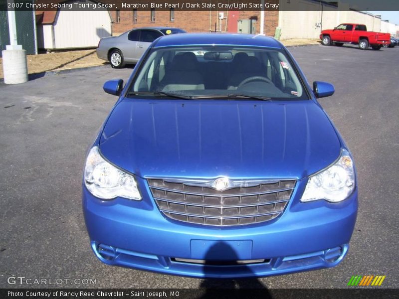Marathon Blue Pearl / Dark Slate Gray/Light Slate Gray 2007 Chrysler Sebring Touring Sedan