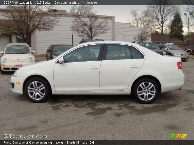 Campanella White / Anthracite 2007 Volkswagen Jetta 2.5 Sedan