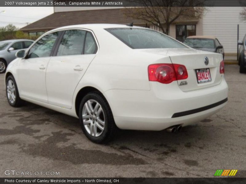 Campanella White / Anthracite 2007 Volkswagen Jetta 2.5 Sedan