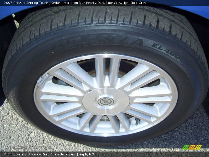 Marathon Blue Pearl / Dark Slate Gray/Light Slate Gray 2007 Chrysler Sebring Touring Sedan