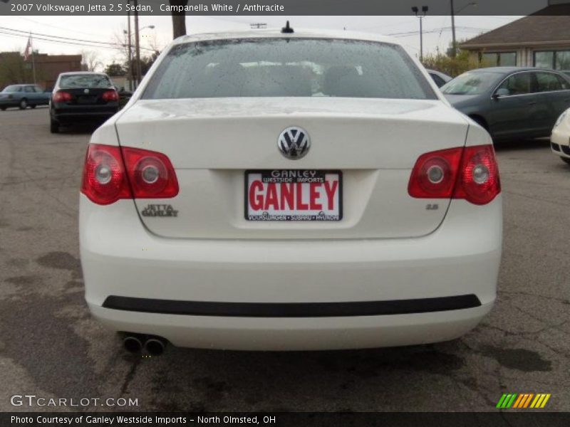 Campanella White / Anthracite 2007 Volkswagen Jetta 2.5 Sedan