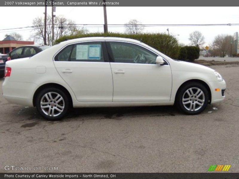Campanella White / Anthracite 2007 Volkswagen Jetta 2.5 Sedan