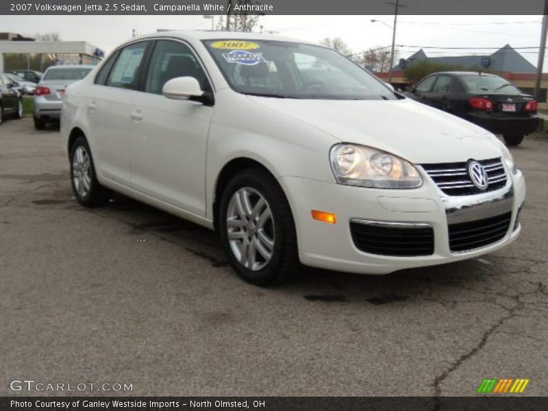 Campanella White / Anthracite 2007 Volkswagen Jetta 2.5 Sedan