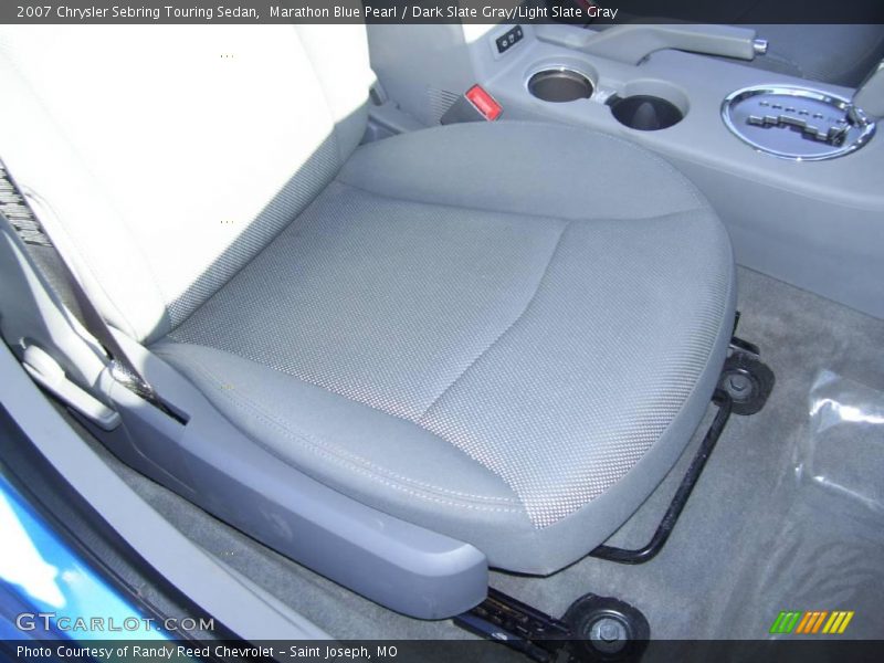 Marathon Blue Pearl / Dark Slate Gray/Light Slate Gray 2007 Chrysler Sebring Touring Sedan