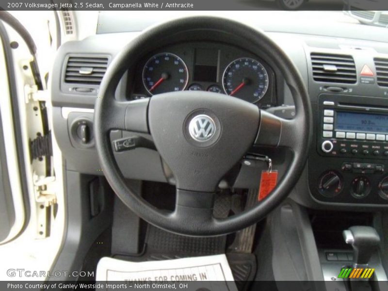 Campanella White / Anthracite 2007 Volkswagen Jetta 2.5 Sedan