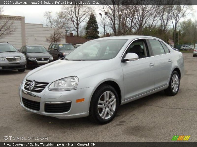 Reflex Silver Metallic / Art Gray 2007 Volkswagen Jetta 2.5 Sedan