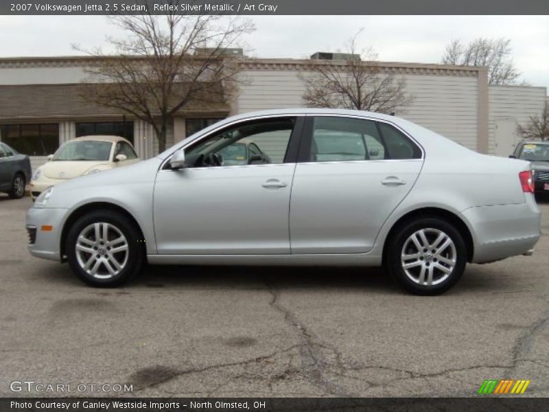 Reflex Silver Metallic / Art Gray 2007 Volkswagen Jetta 2.5 Sedan