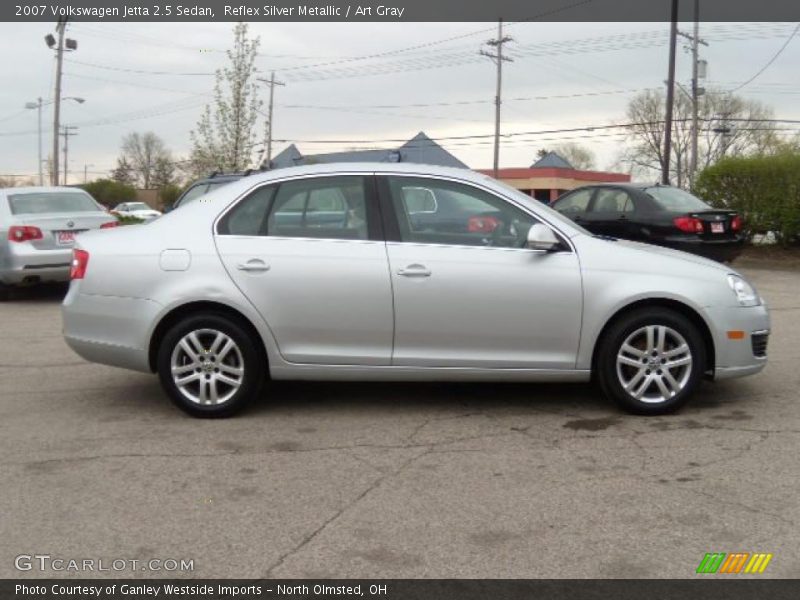 Reflex Silver Metallic / Art Gray 2007 Volkswagen Jetta 2.5 Sedan