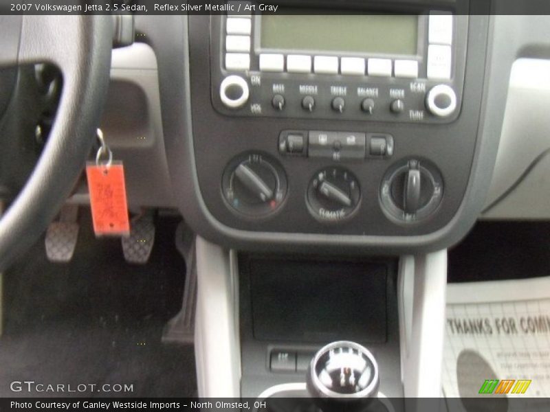 Reflex Silver Metallic / Art Gray 2007 Volkswagen Jetta 2.5 Sedan