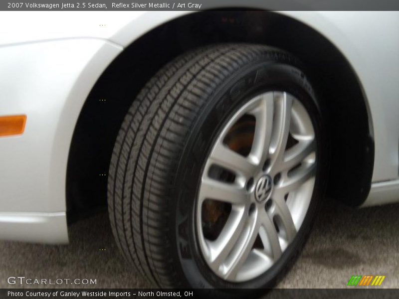 Reflex Silver Metallic / Art Gray 2007 Volkswagen Jetta 2.5 Sedan