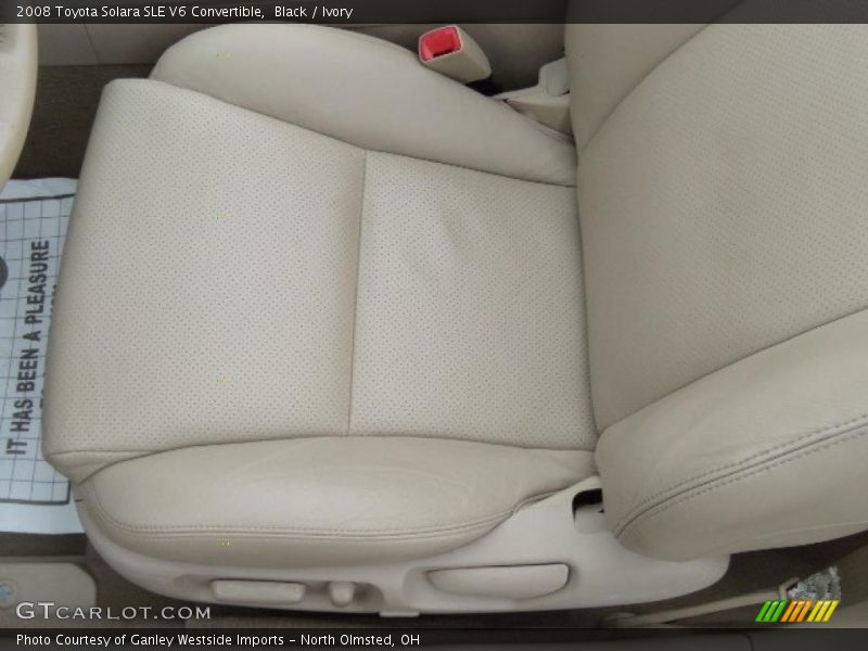 Black / Ivory 2008 Toyota Solara SLE V6 Convertible