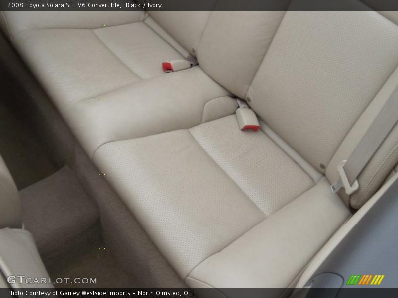 Black / Ivory 2008 Toyota Solara SLE V6 Convertible