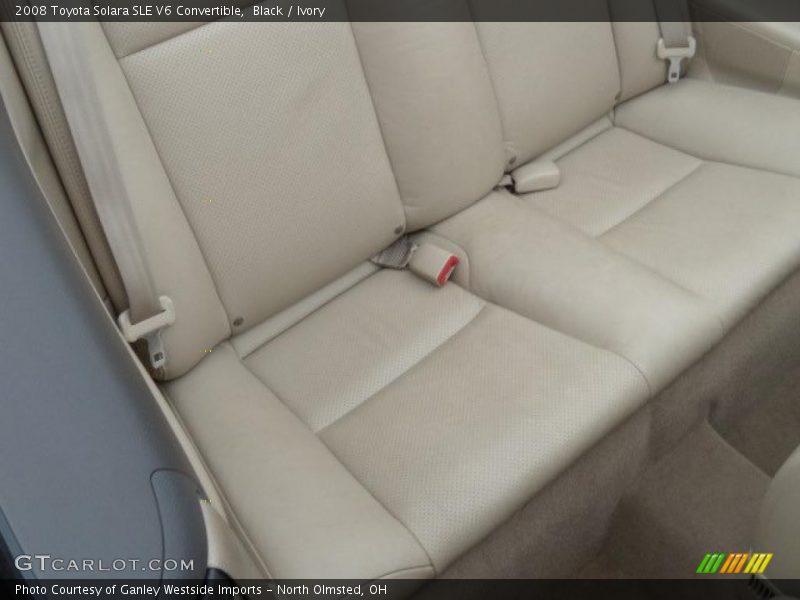 Black / Ivory 2008 Toyota Solara SLE V6 Convertible