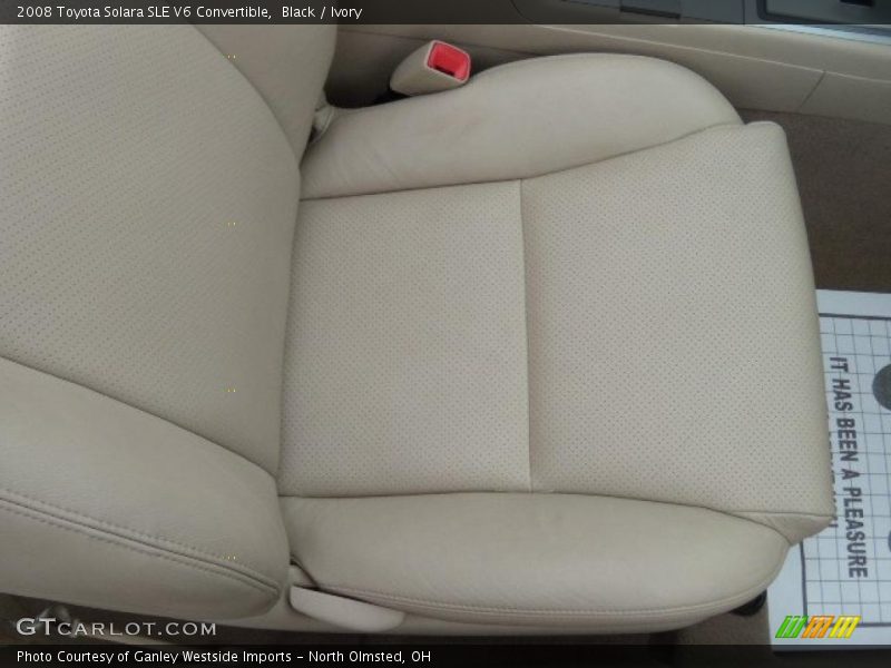 Black / Ivory 2008 Toyota Solara SLE V6 Convertible