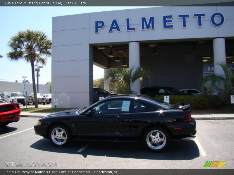 Black / Black 1994 Ford Mustang Cobra Coupe