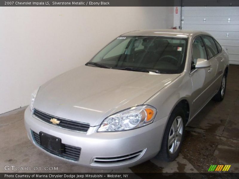 Silverstone Metallic / Ebony Black 2007 Chevrolet Impala LS