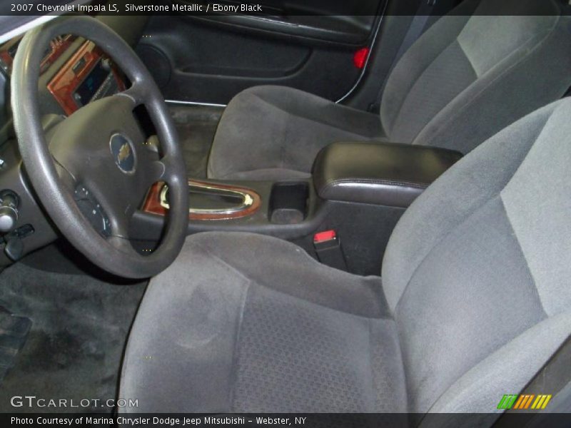 Silverstone Metallic / Ebony Black 2007 Chevrolet Impala LS