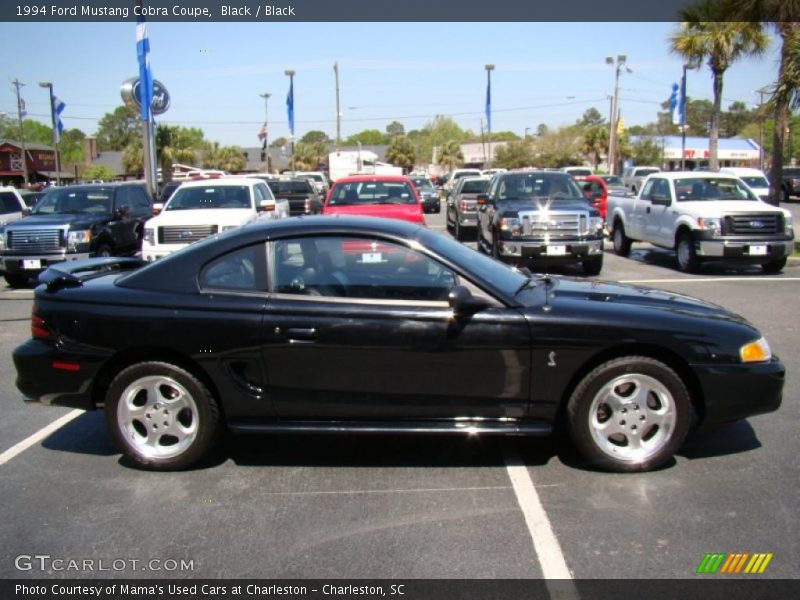 Black / Black 1994 Ford Mustang Cobra Coupe