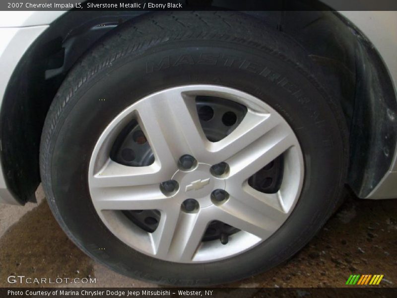 Silverstone Metallic / Ebony Black 2007 Chevrolet Impala LS