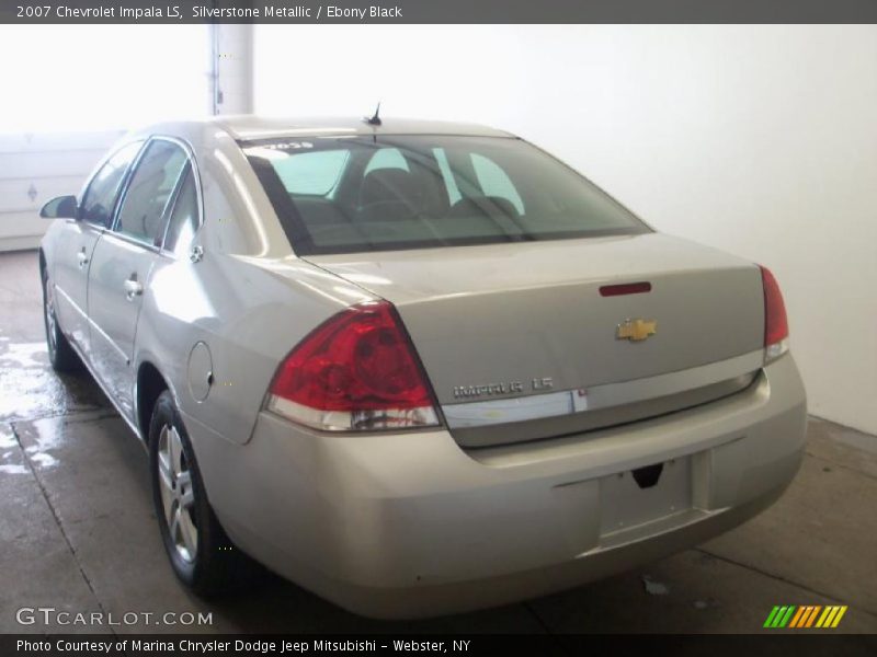 Silverstone Metallic / Ebony Black 2007 Chevrolet Impala LS