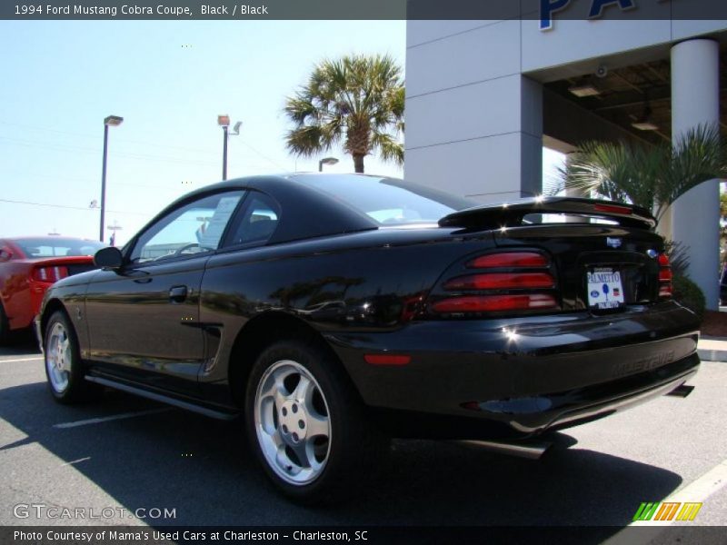 Black / Black 1994 Ford Mustang Cobra Coupe