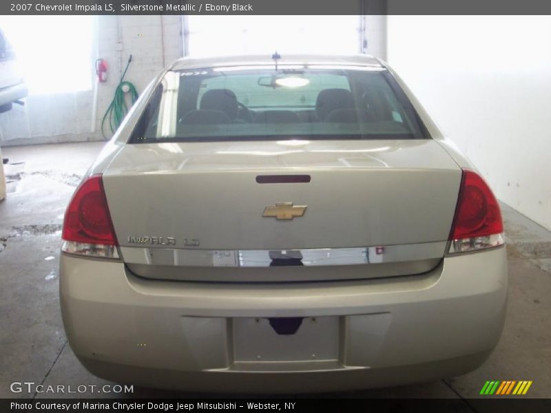 Silverstone Metallic / Ebony Black 2007 Chevrolet Impala LS