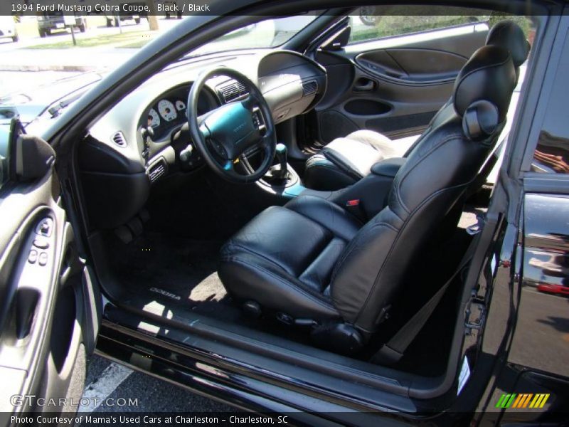Black / Black 1994 Ford Mustang Cobra Coupe