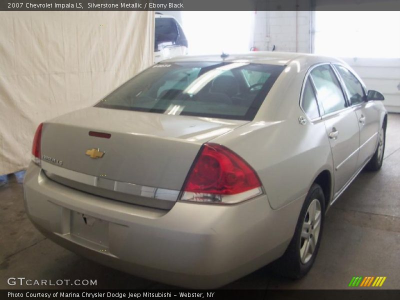 Silverstone Metallic / Ebony Black 2007 Chevrolet Impala LS
