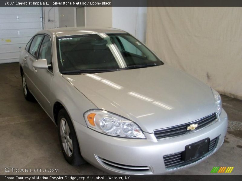Silverstone Metallic / Ebony Black 2007 Chevrolet Impala LS